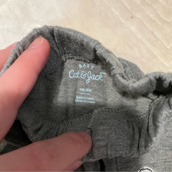 Cat & Jack Baby Boys Newborn Harem Style Monster Jogger Pants - Picture 3 of 3